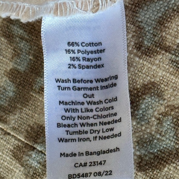 EUC TALBOTS White Boyfriend Jeans 14 - Picture 8 of 8